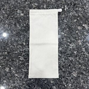 GUCCI Dust Bag 17x 8 White Handle Logo Cotton Gift Storage Bag